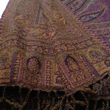 Load image into Gallery viewer, Henna Ferns Throw Blanket