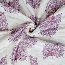 Load image into Gallery viewer, Dancing Peacock reversible quilt