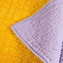 Load image into Gallery viewer, Kurkuma Lilac Velvet Reversible Quilt