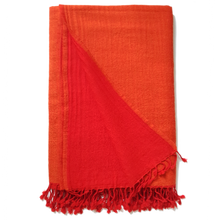 Load image into Gallery viewer, Flamed Tangerine! Throw Blanket
