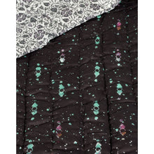 Load image into Gallery viewer, Galaxy Garden Grey reversible quilt
