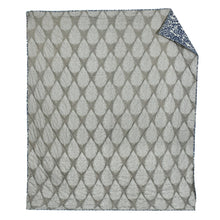 Load image into Gallery viewer, Henna on Grey reversible quilt
