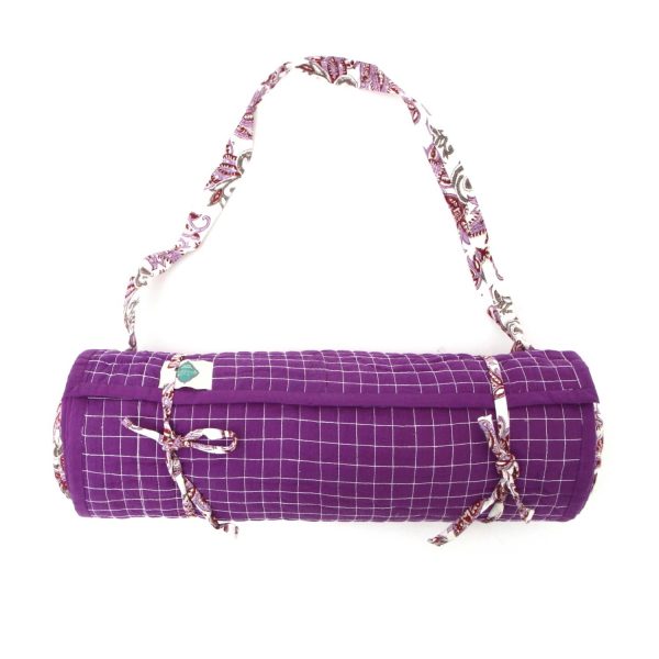 Violet Chintz Beach Mat