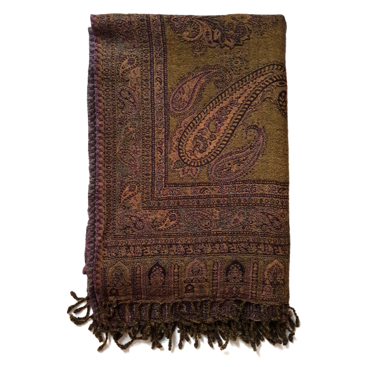 Henna Ferns Plaid Decke