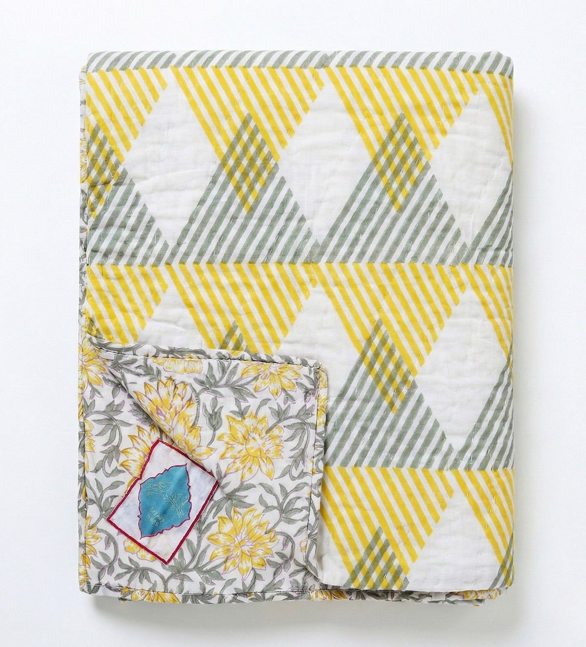 SUNNIE CHINTZ reversible quilt