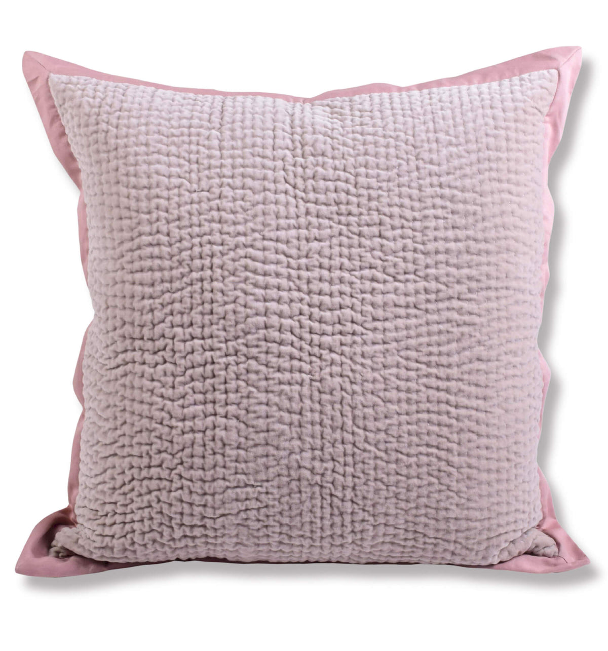 Blush Rose Velvet Cushion