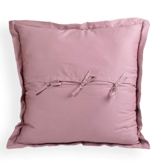 Blush Rose Velvet Cushion