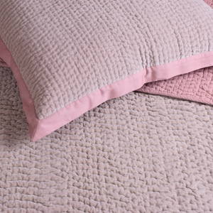 Blush Rose Velvet Reversible Quilt