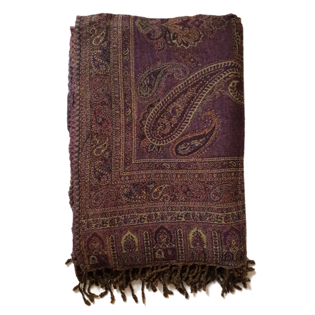 Henna Ferns Plaid Decke