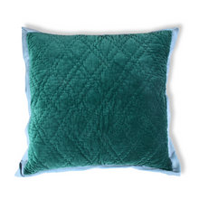 Load image into Gallery viewer, Emerald Celeste Velvet Pillowcase
