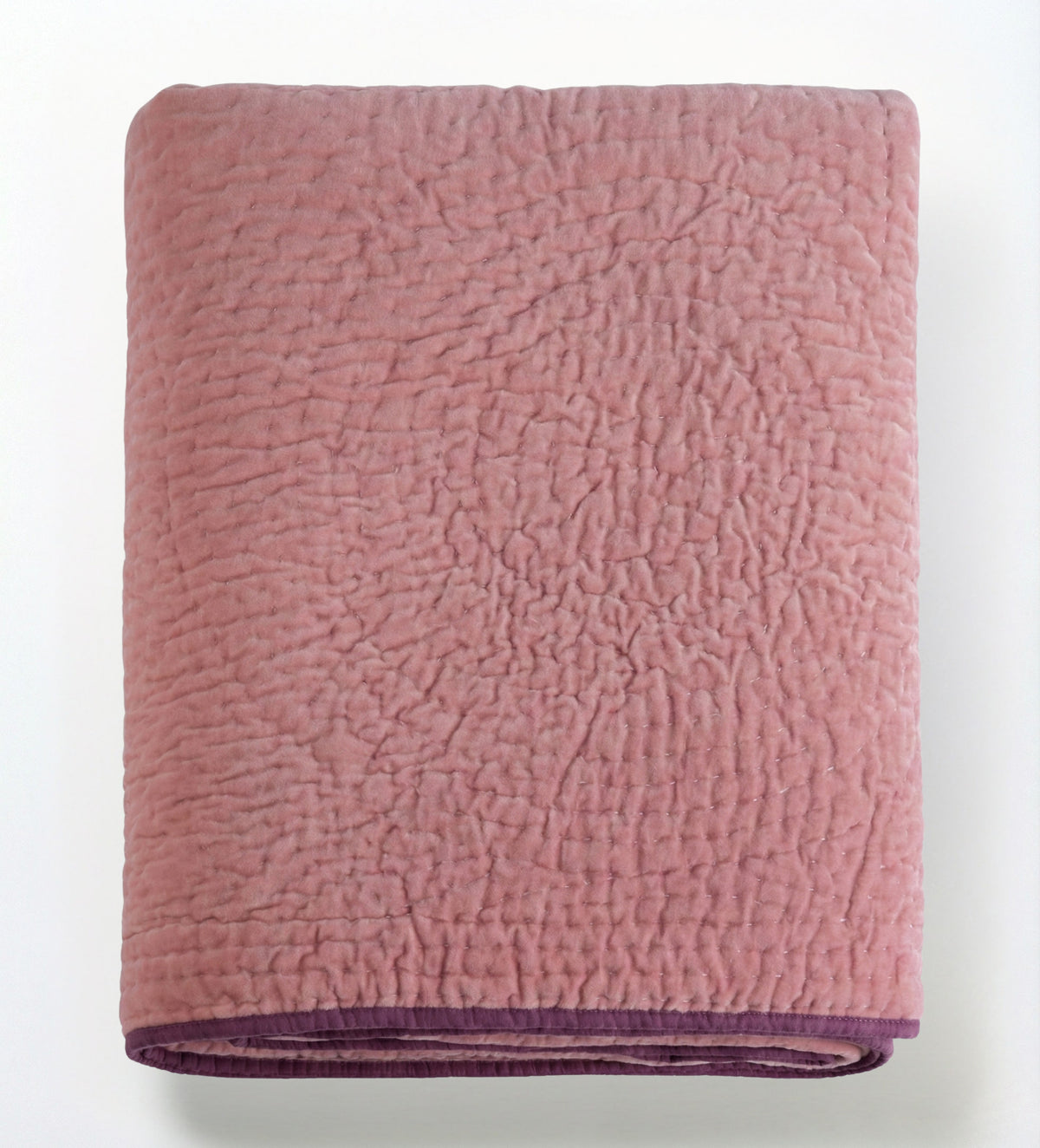 Pink Berry Velvet Reversible Quilt