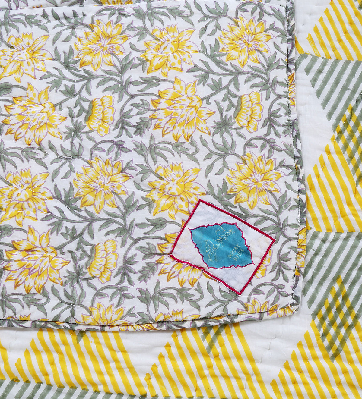 SUNNIE CHINTZ reversible quilt