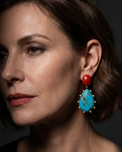 Charger l'image dans la visionneuse de la galerie, Boucles d'oreilles AMARI turquoises
