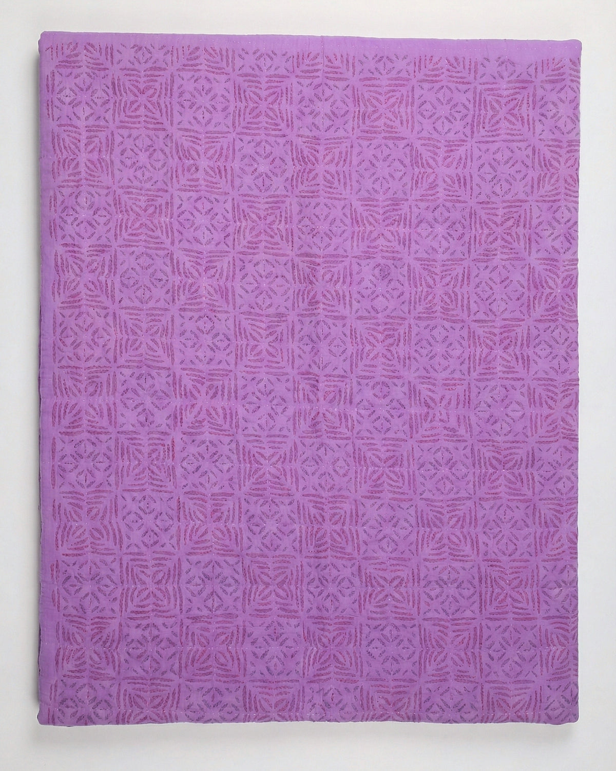 Applique Violet Quilt