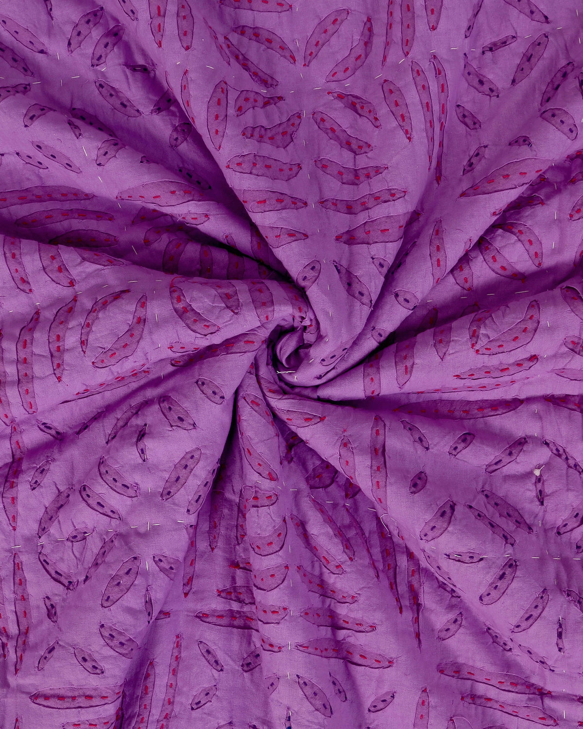 Applique Violet Quilt