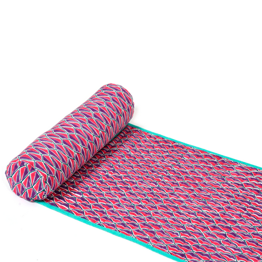 Tapis de plage bleu azur