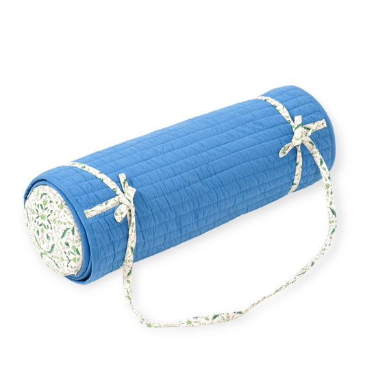 Tapis de plage bleu