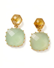 Bild in Galerie-Viewer laden, Echter Citrin (Oben) &amp; Prehnit (Tropfen)
