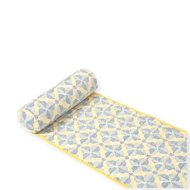 Tapis de plage en citron vert
