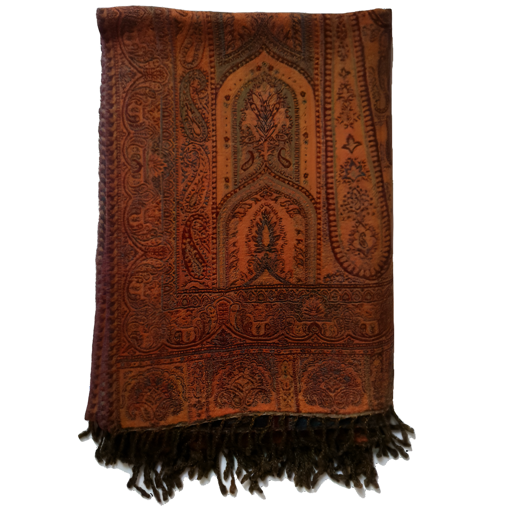 Plaid en Temples Rust Paisley