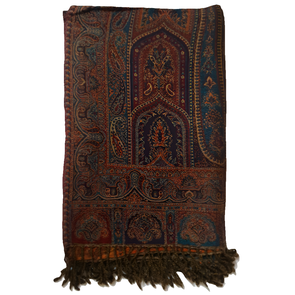 Plaid en Temples Rust Paisley