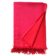 Load image into Gallery viewer, Razzmatazz Bougainvillea Throw Blanket
