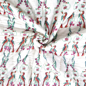 Reversible blanket “Bird of Paradise”