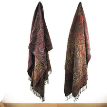 Load image into Gallery viewer, Bordeaux &amp; Beige! Throw Blanket
