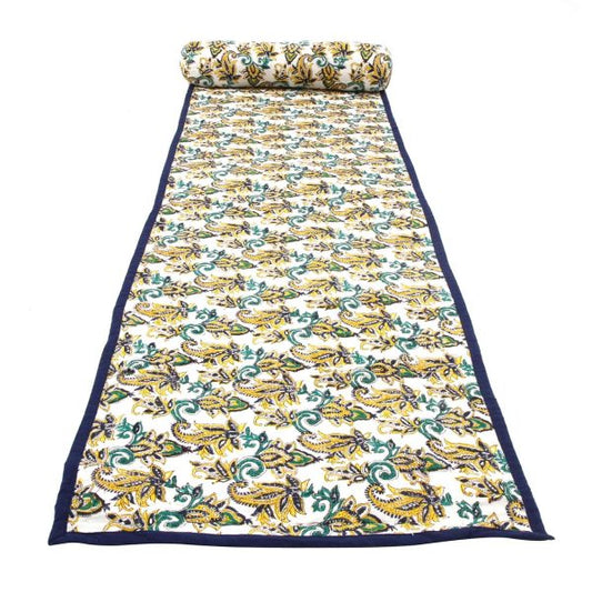 Blaue Chintz-Strandmatte