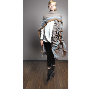 DEMI Long Fringed Cape