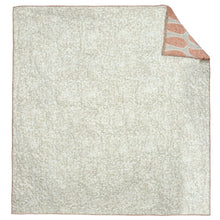 Load image into Gallery viewer, Mango Leaves &amp; Beige Garden reversible quilt
