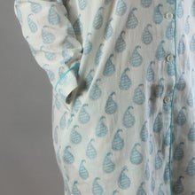 Load image into Gallery viewer, Turquoise Paisley Nightshirt
