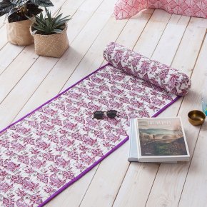 Violette Chintz-Strandmatte